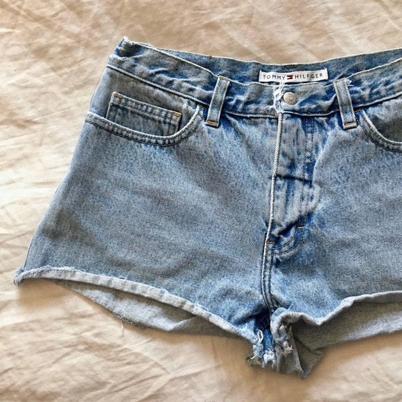 Vintage Tommy Hilfiger Cutoff Denim Shorts - Picture 4 of 15